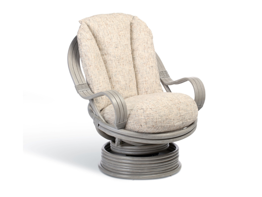 madrid grey cane rocker