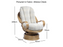 turin oak rocker