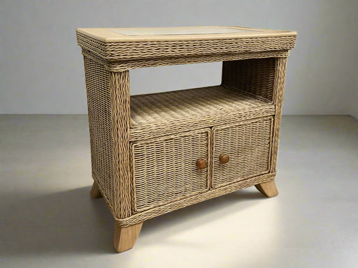 Rattan TV Unit